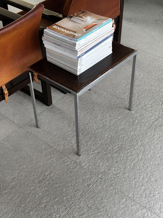 Image 1 of Cees Braakman – table d'appoint avec plateau réversible (vers les années 1950)