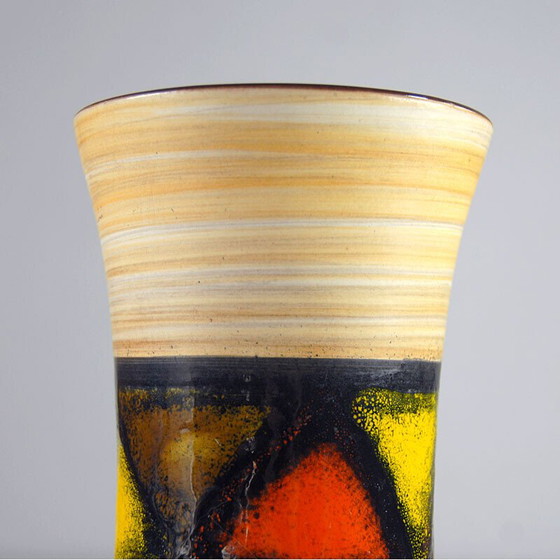 Image 1 of Vintage ceramic vase by Aldo Londi for Bitossi, 1960s