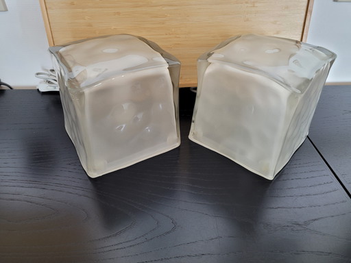 Ensemble de 2 lampes "IceCube" Iviken