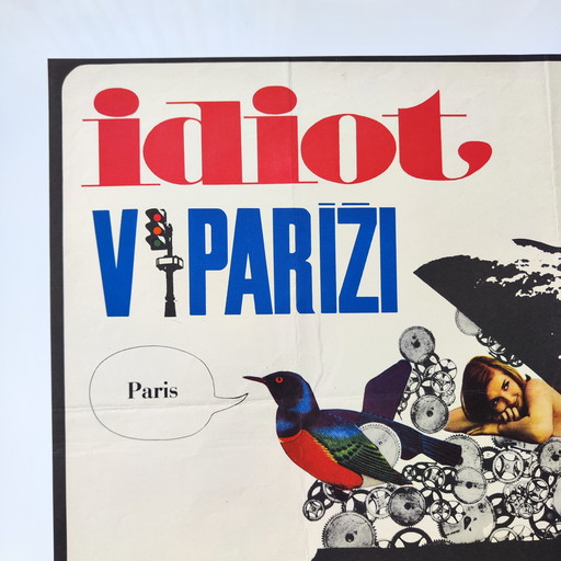 Idiota a Parigi / Poster vintage