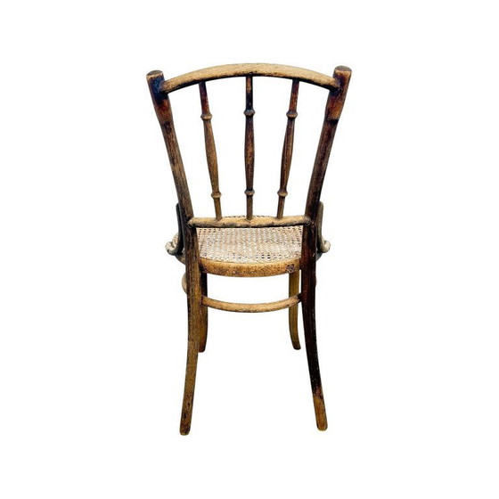 Image 1 of Antique Thonet bentwood chair – original webbing seat – Viennese café chair