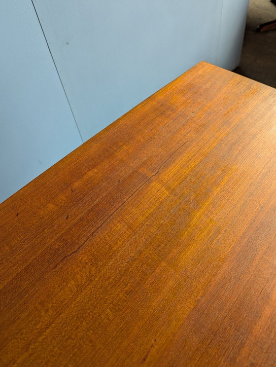 Scrivanie danese vintage in teak autoportante, anni '60, Legno, Marrone (foto 12 di 15)