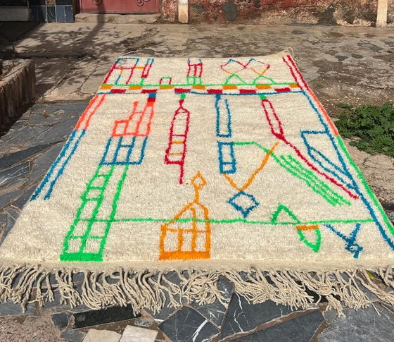 Authentiek traditioneel Marokkaans Azilal-tapijt, op maat gemaakt, 1,5/2,5 m – Ahrend, Vloerkleden en tapijten (photo 7 of 7)