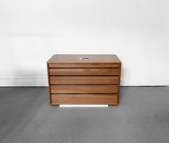 Image 1 of 1/2 Poul Cadovius Teak Schubladen Element Container With 4 Drawers Royal System