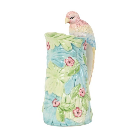 Image 1 of Vintage Parrot Carafe Vase