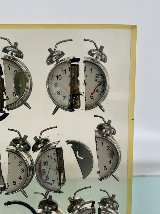 Image 1 of Fenandez ARMAN - Sculpture, Untitled (Alarm Clocks) - 43 cm - Resin - 2000