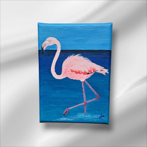 "Seaside Elegance" Acrylic Paint Painting