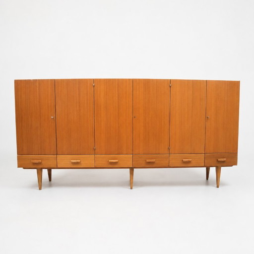 XXL vintage highboard / hoog dressoir uit de jaren ’70