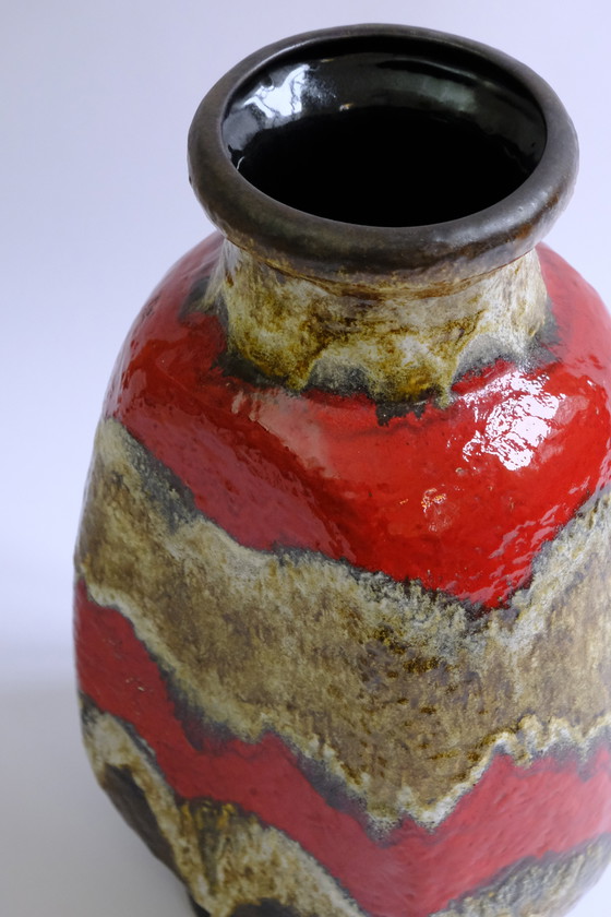 Image 1 of Vaso vintage in rosso/marrone