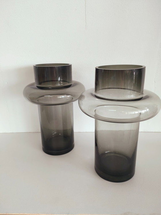 Image 1 of Danish "Nordic" design glass flower vases (Tube vase)