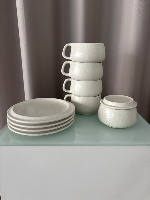 Franco Bucci Kaffeeservice - ACR Arte Ceramica Romana - 1973 – servies