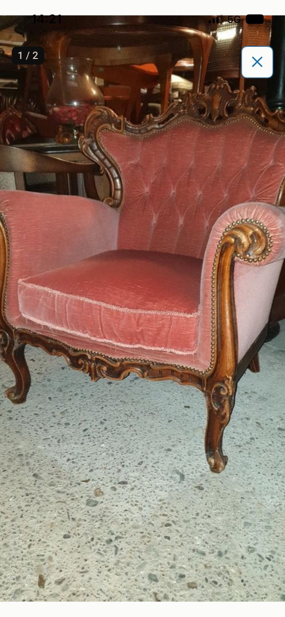 Image 1 of Barok fauteuil 