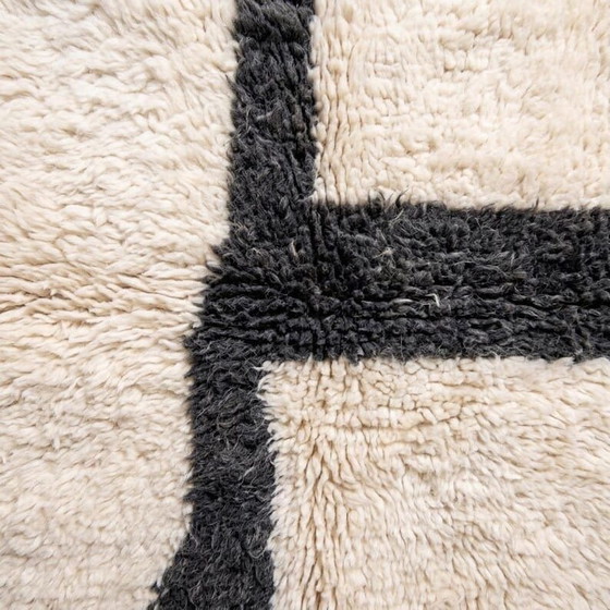 Tapis en laine pure fait main artisanale traditionnelle taille 150/250 cm – Ahrend, Wool (photo 3 of 6)