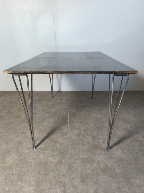 Tavolo Rettangolare Fritz Hansen anni '70 Piet Hein Bruno Mathsson Arne Jacobsen – Tavoli da pranzo, Wood (photo 2 of 11)