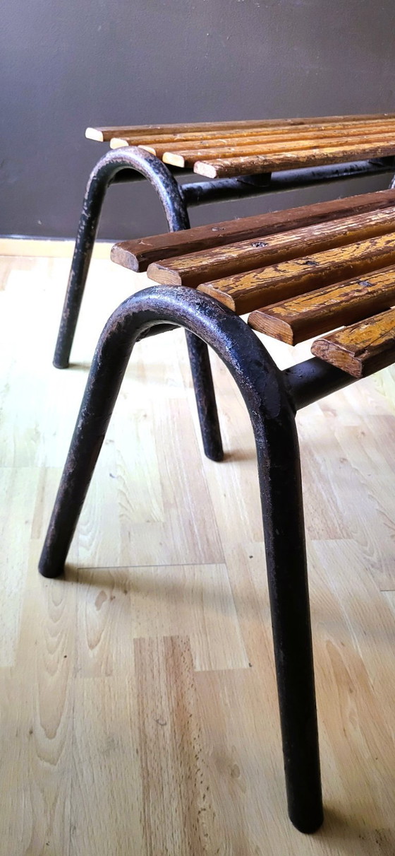 Image 1 of 2 panche/tavoli/giardino d'epoca in ottime condizioni.