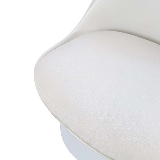 Chaise Eero Saarinen Originale Knoll International Midcentury, Fauteuils d'appoint, Plastique, Blanc (photo 8 sur 11)
