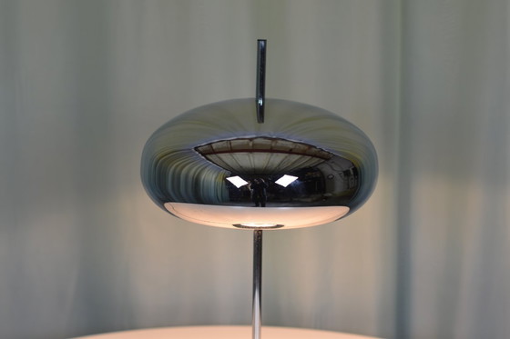 Image 1 of Lampada da scrivania a cupola cromata