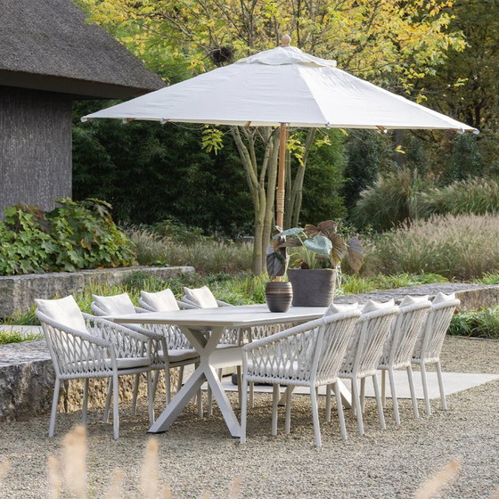 Image 1 of Borek tuintafel  LEXX ovaal Dekton 450x115 cm met Majinto Ardenza stoelen (7 stuks)