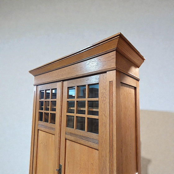 Image 1 of Antiker Art-Deco-Schrank, Amsterdamer Schulschrank