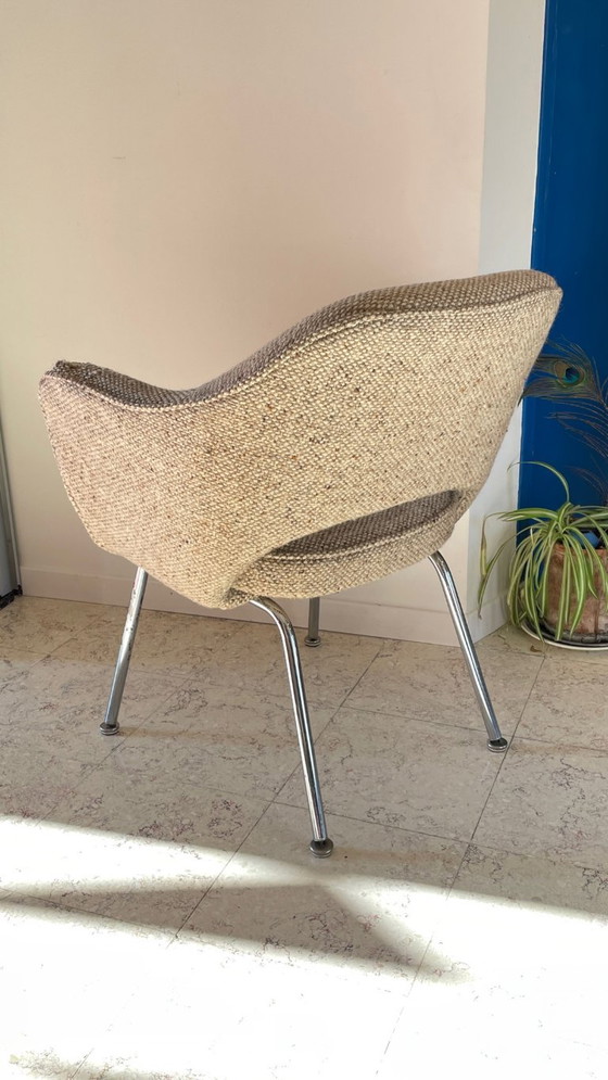 Sillón KNOLL Años 70 – Sillas auxiliares, Lana, Metal (photo 20 of 27)