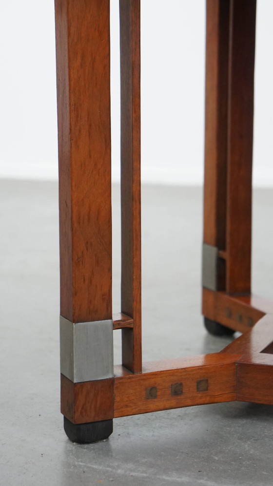 Image 1 of Mesa auxiliar/de centro redonda de diseño Art Déco Schuitema de la serie Decoforma