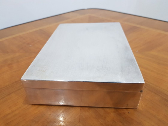 Silver Cigar Box in 925 Silver – Decorative Objects (photo 5 of 8)