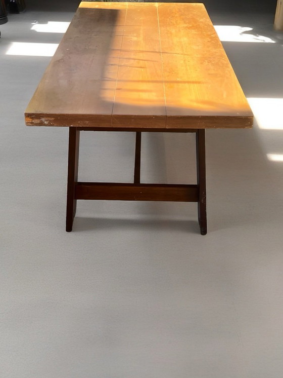 Image 1 of Bernini - Silvio Coppola - Table à manger en noyer - Modèle 611