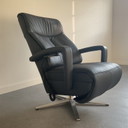 Black leather lift chair Tirso
