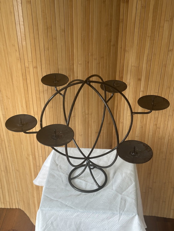 Image 1 of chandelier vintage sur pied