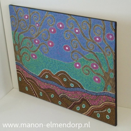 Tableau unique peint à la main "Balance" 60 x 80 cm