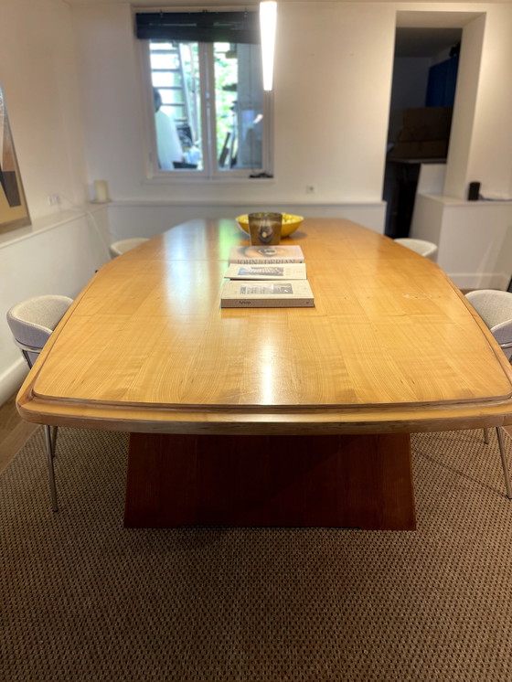Image 1 of Massief houten eet- of vergadertafel in Soho Home-stijl - 240x100 cm