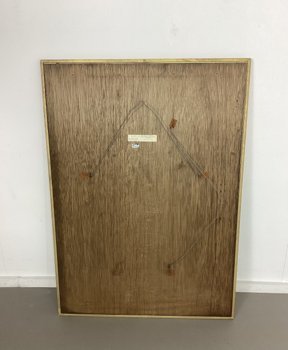 Image 1 of Specchio sfaccettato Deknudt in stile Hollywood Regency con cornice