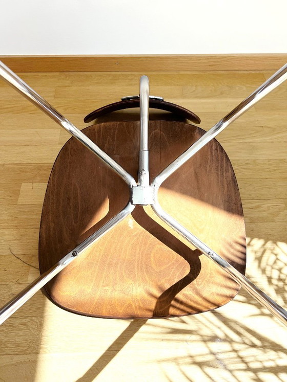 Set van 4 originele Egon Eiermann SE68 stoelen van Wilde + Spieth – Vintage stapelbare eetkamerstoelen, Duits (photo 9 of 9)