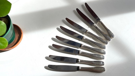 Image 1 of 8 Couteaux de Table A. Krupp Italy Vintage