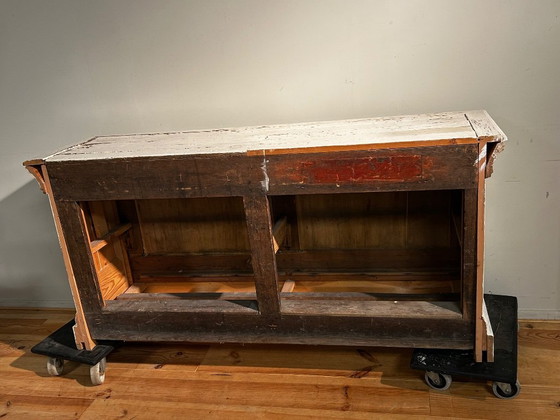 Counter / Wall Console Shop Interior Vintage – Wood (photo 10 of 10)