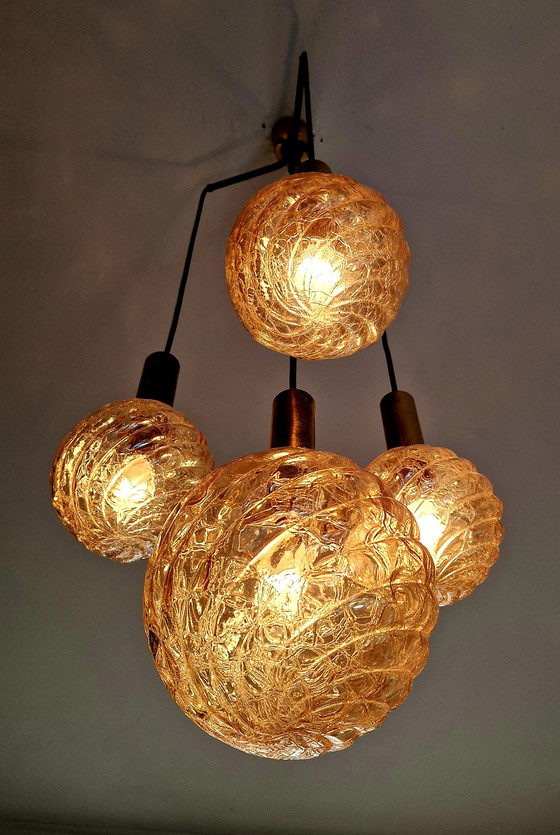 Image 1 of Vintage cascade pendant lamp - cascade, 1950/60 - Germany