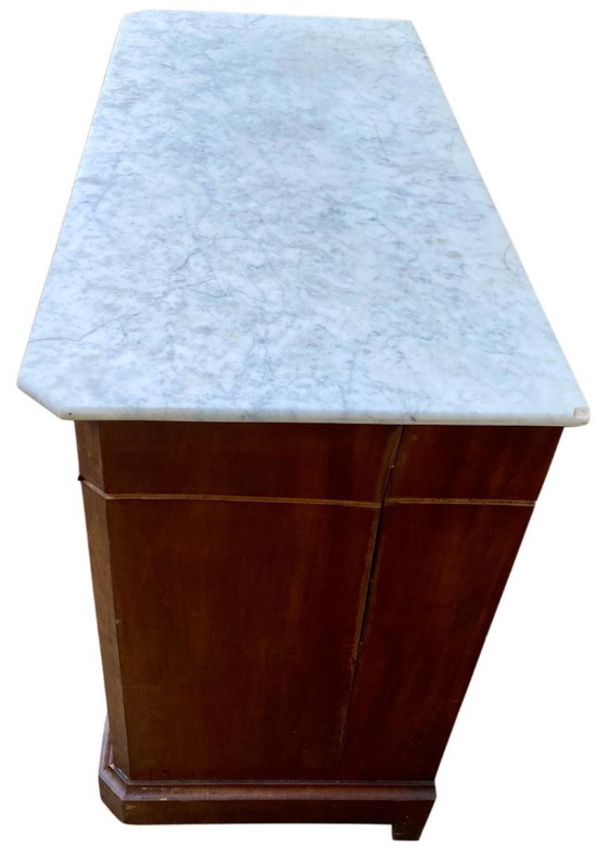 Image 1 of Commode à 4 tiroirs bateau marine militaire vintage