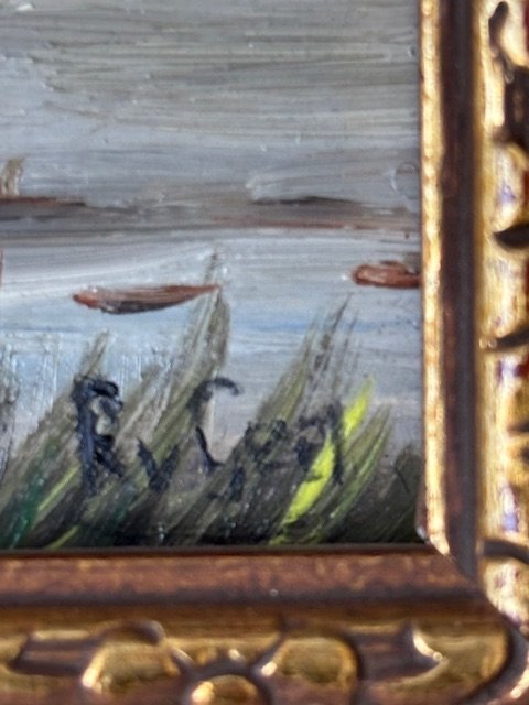 Image 1 of Schilderijen Kunstschilder R Van Geel (20ste Eeuw)