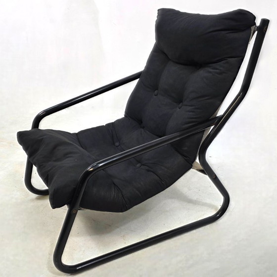 Image 1 of Sillón Gillis Lundgren Ikea de los años 70, color negro