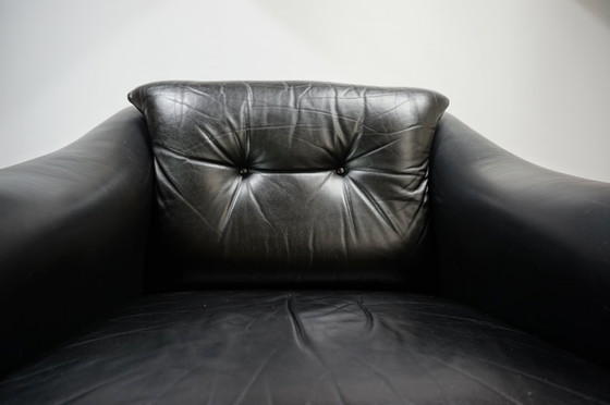 Image 1 of Französischer Art-Déco-Ledersessel, 1960