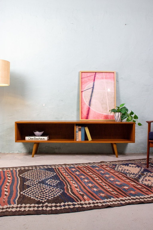 Vintage Lowboard Sideboard Chest of Drawers Mid Century 60s Teak Walnut