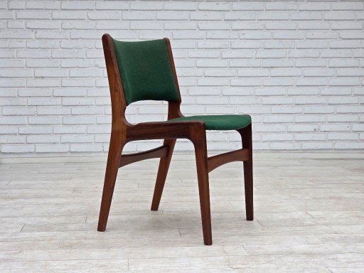 1960er Jahre, Dänisches Design von Erik Buch, Set aus 4 Esszimmerstühlen Modell 89.