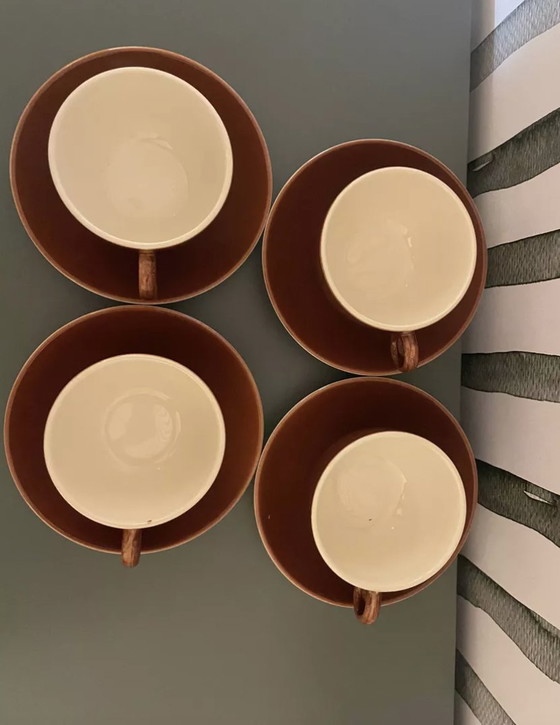 Image 1 of Lot de Tasses Marrons Italiennes Pagnossin