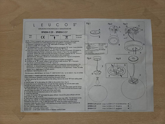 Image 1 of Leucos sphera S 29 hanglamp