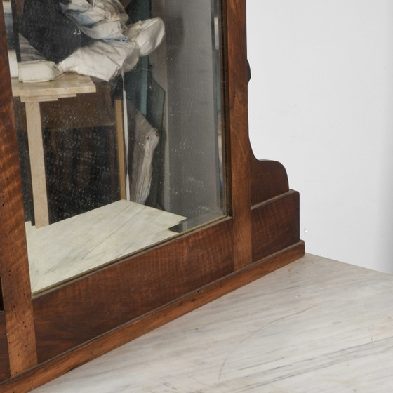 Small vanity cabinet with mirror and marble top – Sideboard, Wood, Klassiek (photo 17 of 20)