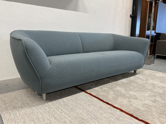 Image 1 of Pode Turia Bank 3 Zits blauw stof