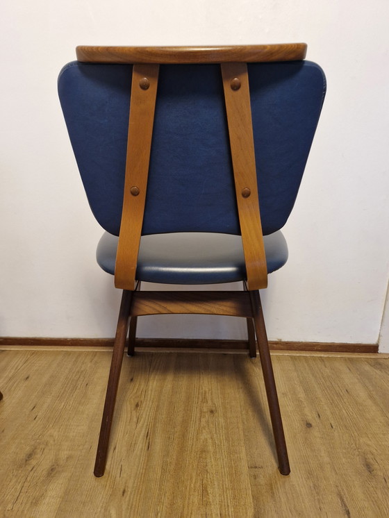 Image 1 of Set di 6 sedie da pranzo dal design vintage