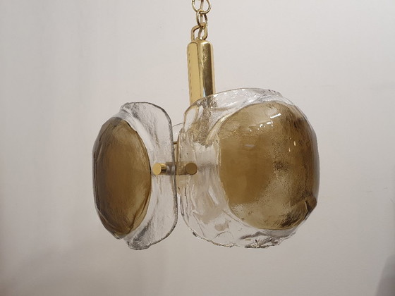 Image 1 of Kaiser Leuchten Murano Mazzega Lustre En Verre Années 1970