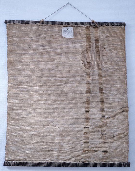 Image 1 of tapisserie oiseau feuillages estampillée années 70