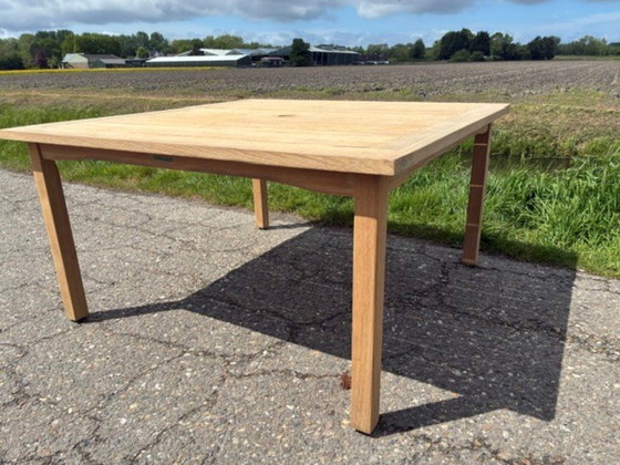 Image 1 of Royal Botania Premium zware teakhouten tuintafel 140x140cm 